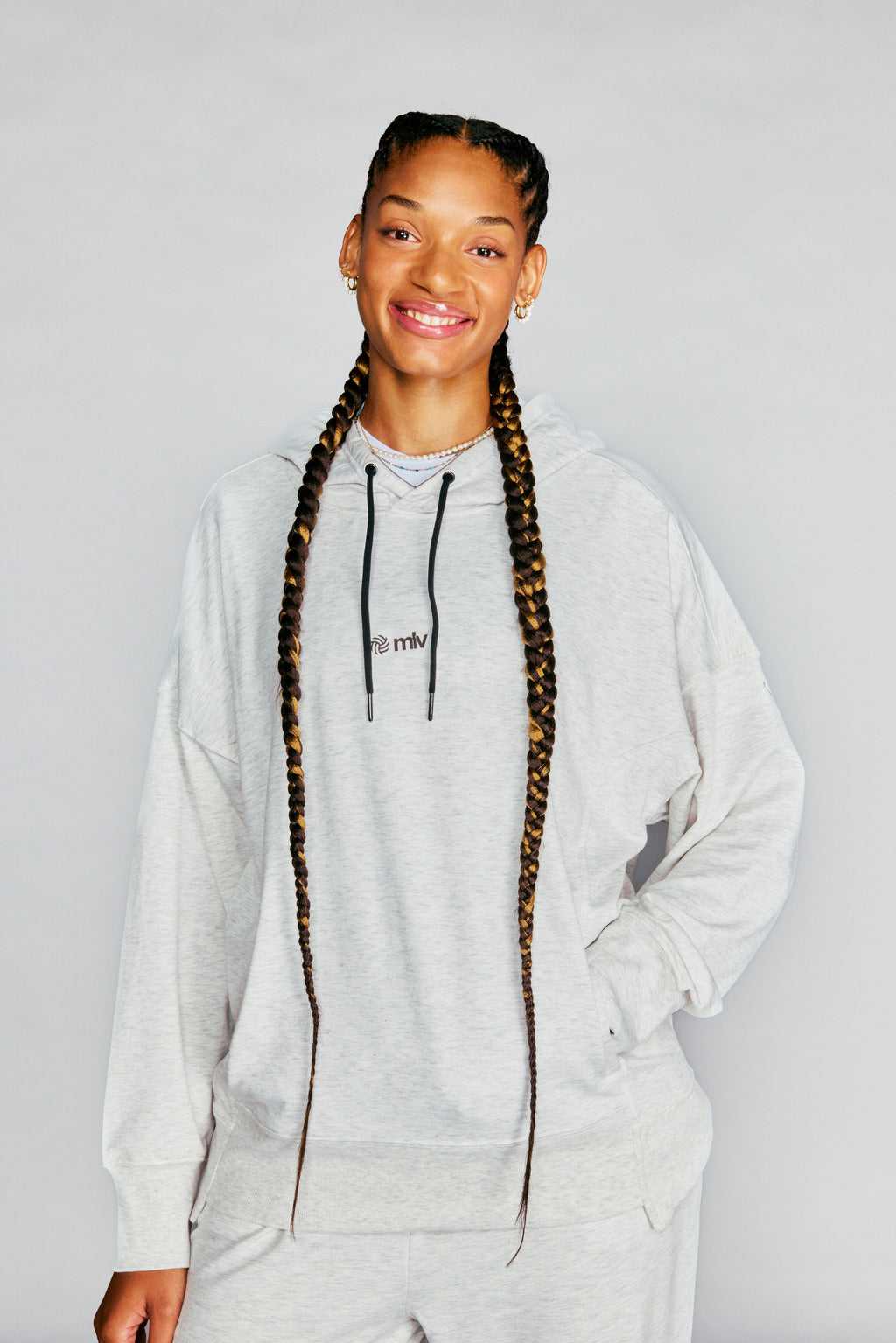 MLV Logo Oversized Hoodie by REN Athletics