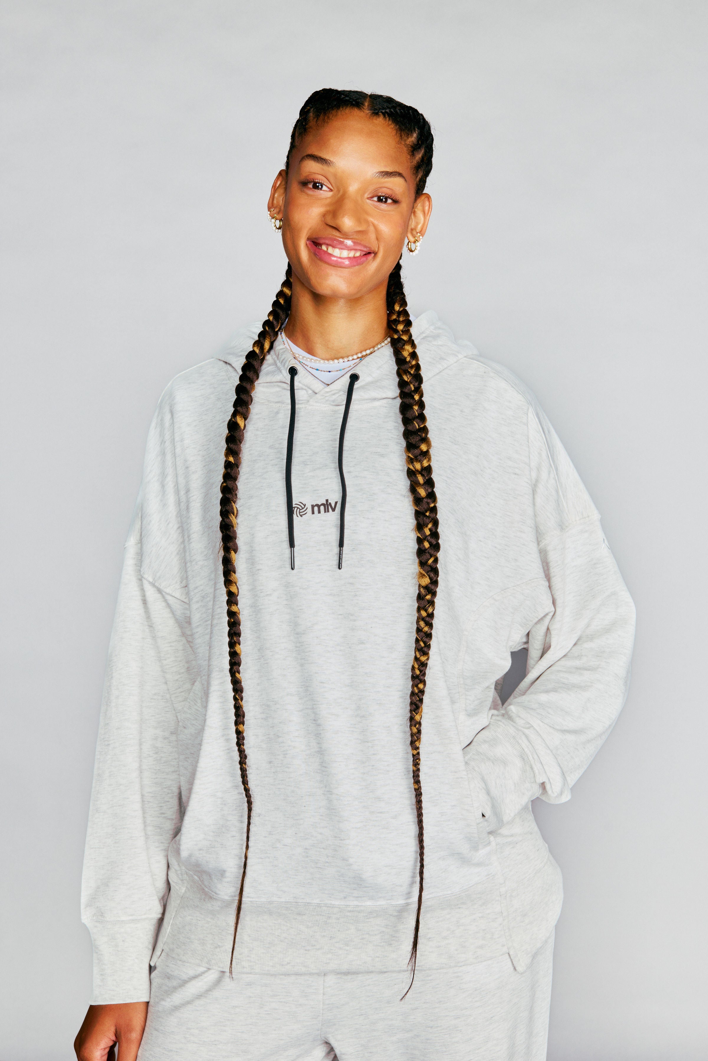 MLV Logo Oversized Hoodie by REN Athletics