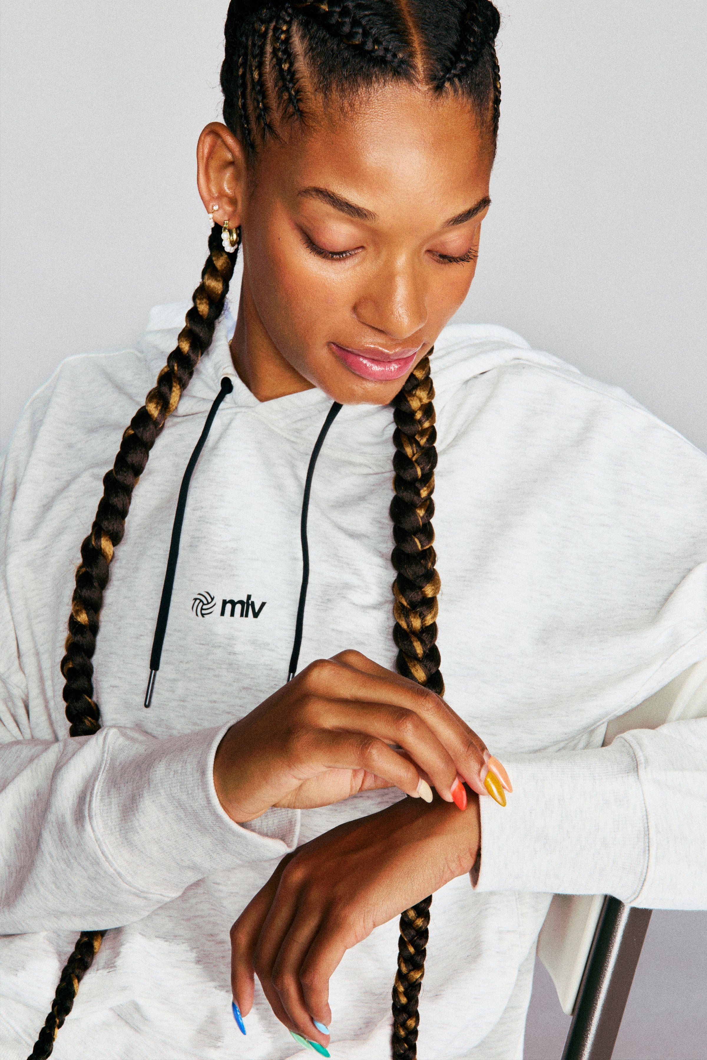 MLV Logo Oversized Hoodie by REN Athletics