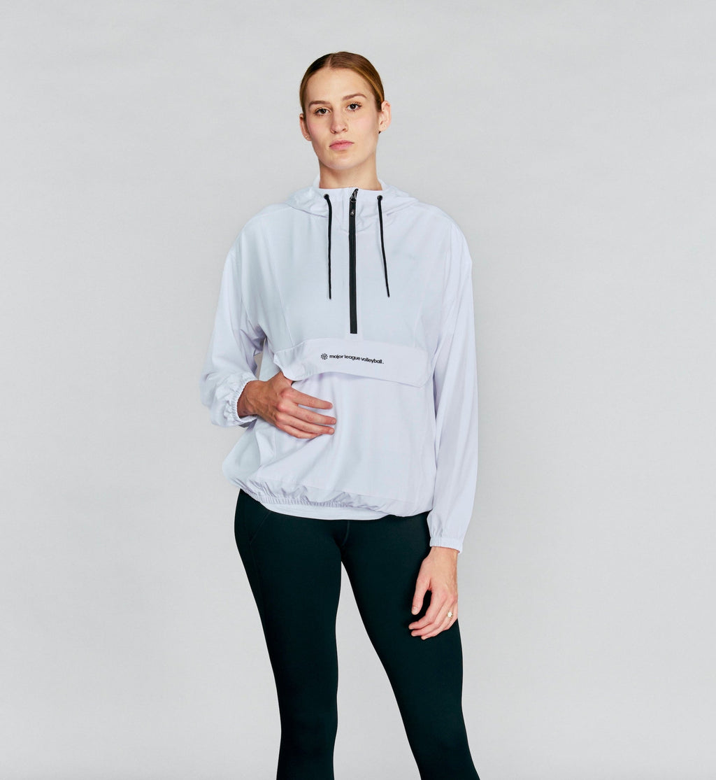 MLV Logo Quarter Zip Windbreaker by REN Athletics