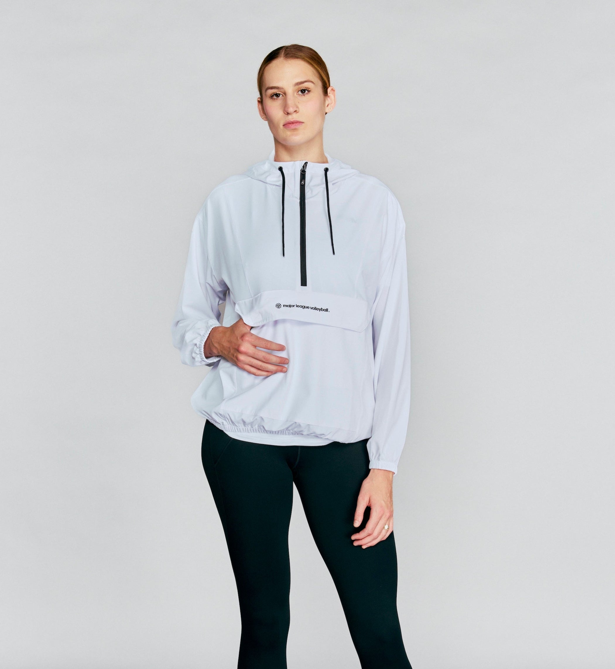 MLV Logo Quarter Zip Windbreaker by REN Athletics