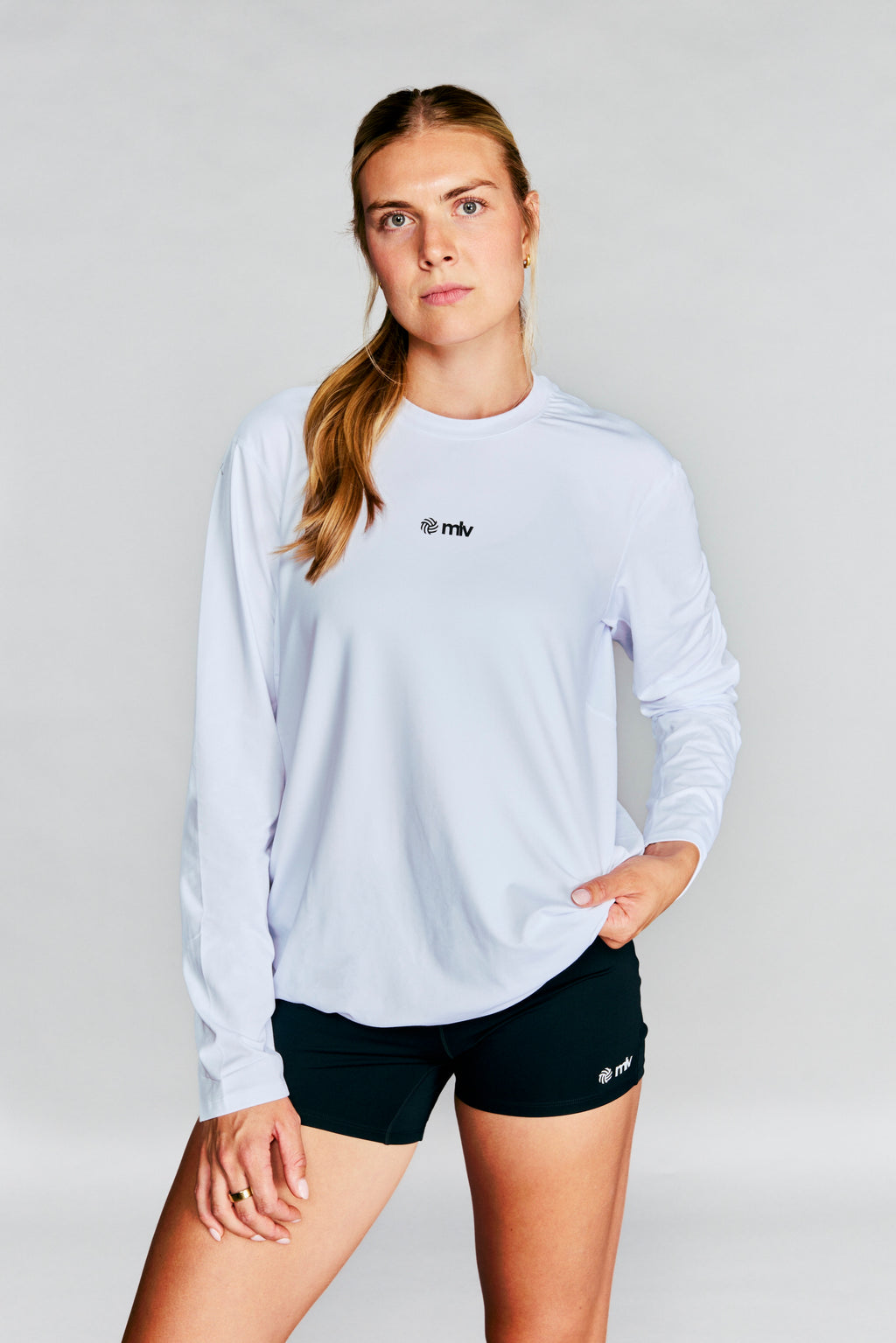MLV Logo Training Long Sleeve T-shirt by REN Athletics